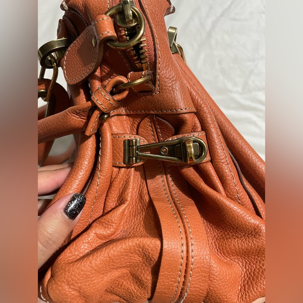 Chloe Burnt Orange Medium Paraty Bag 🧡 - Picture 15 of 16